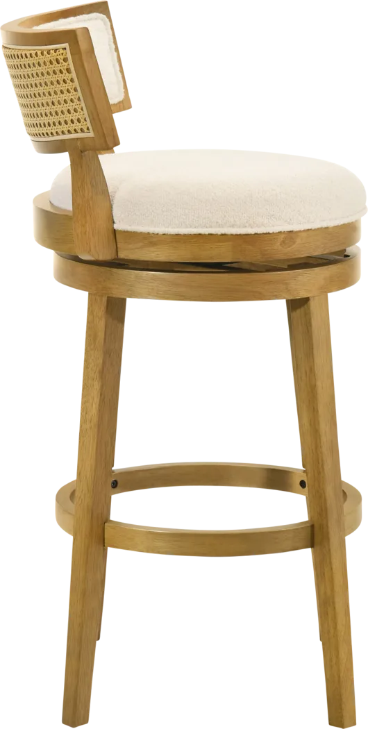 Ridgemark Natural Swivel Barstool - Thumbnail - Image 5