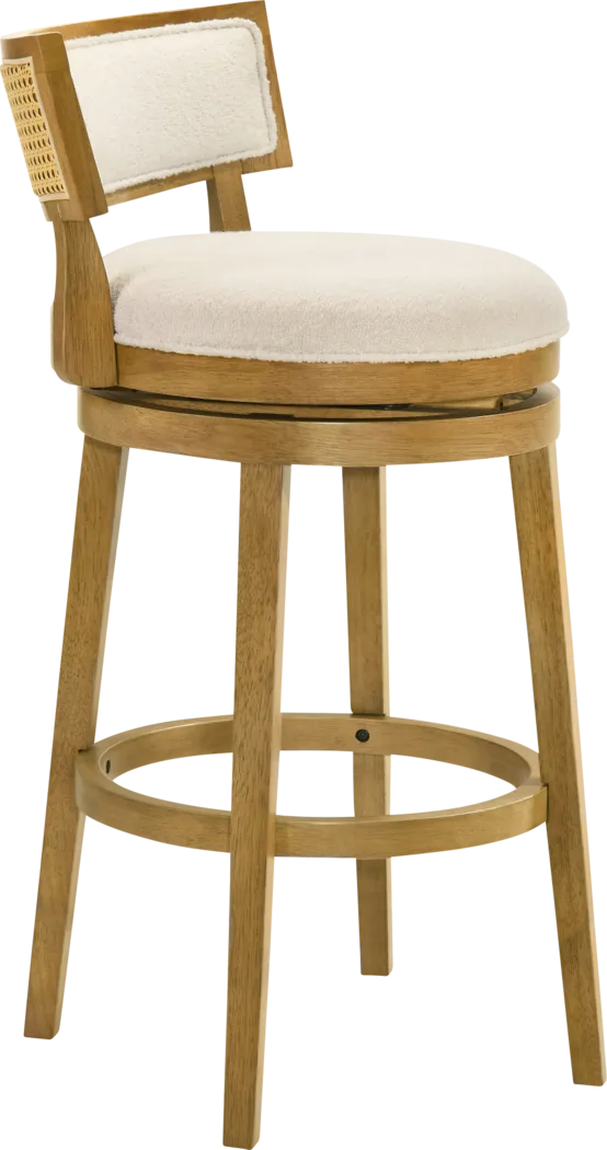 Ridgemark Natural Swivel Barstool - Thumbnail - Image 6