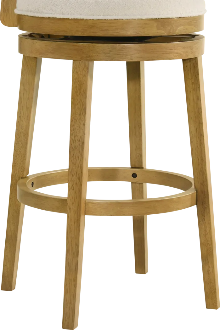 Ridgemark Natural Swivel Barstool - Thumbnail - Image 7