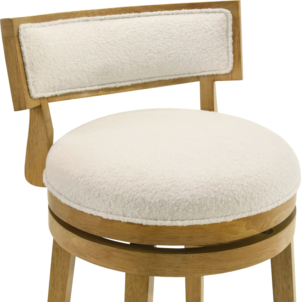 Ridgemark Natural Swivel Counter Height Stool - Thumbnail - Image 4