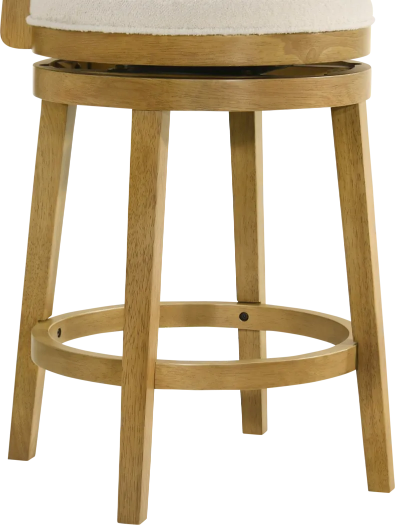 Ridgemark Natural Swivel Counter Height Stool - Thumbnail - Image 5