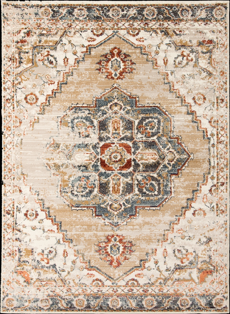 Ridgena Gold 7'7 x 9'9 Rug - Thumbnail - Image 1