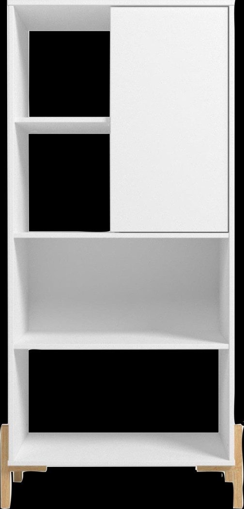 Ridgesmill White Bookcase - Thumbnail - Image 1