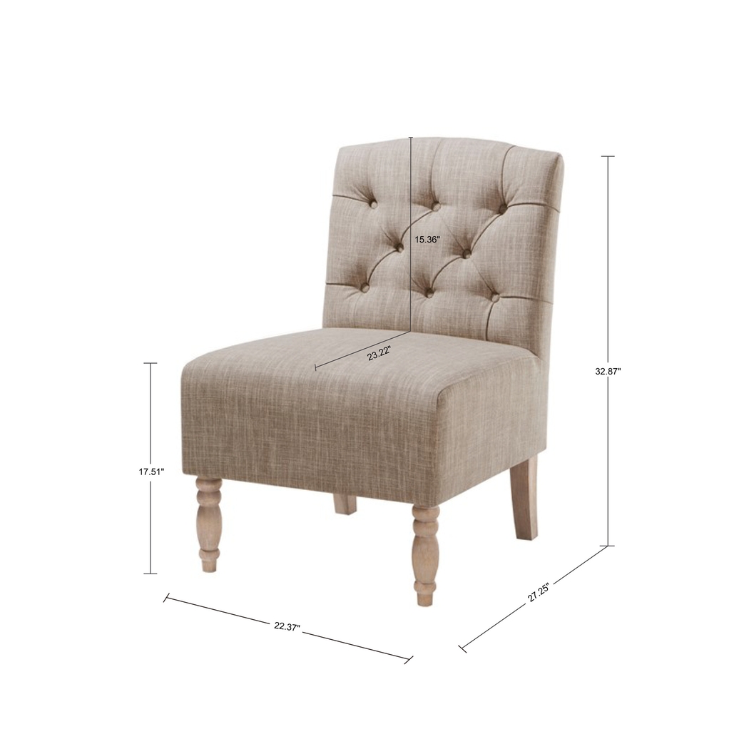 Ridgevan Beige Accent Chair - Thumbnail - Image 6