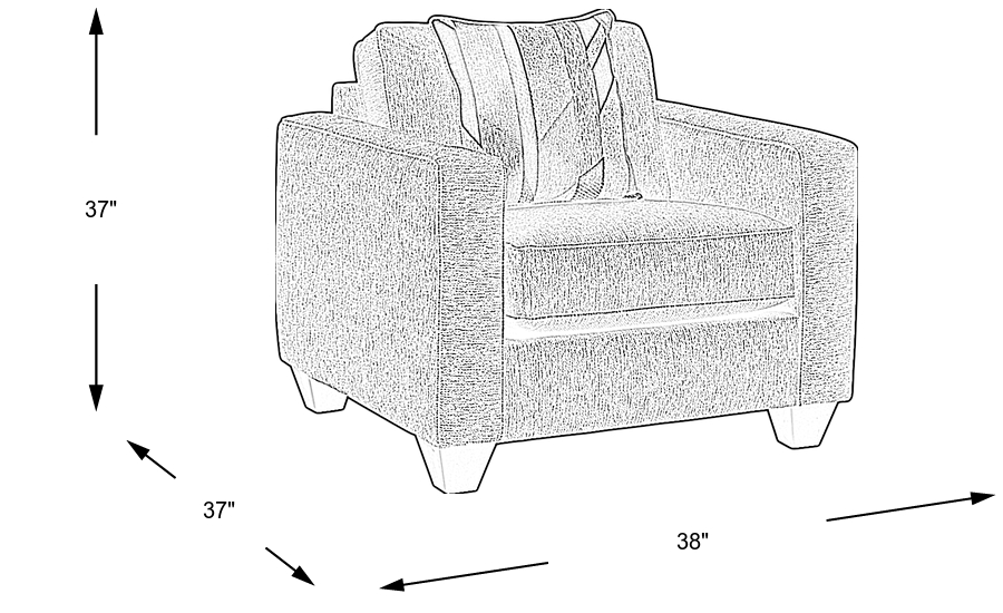 Dimension Image. Please refer to the Dimension Tab on this page for dimension details.
