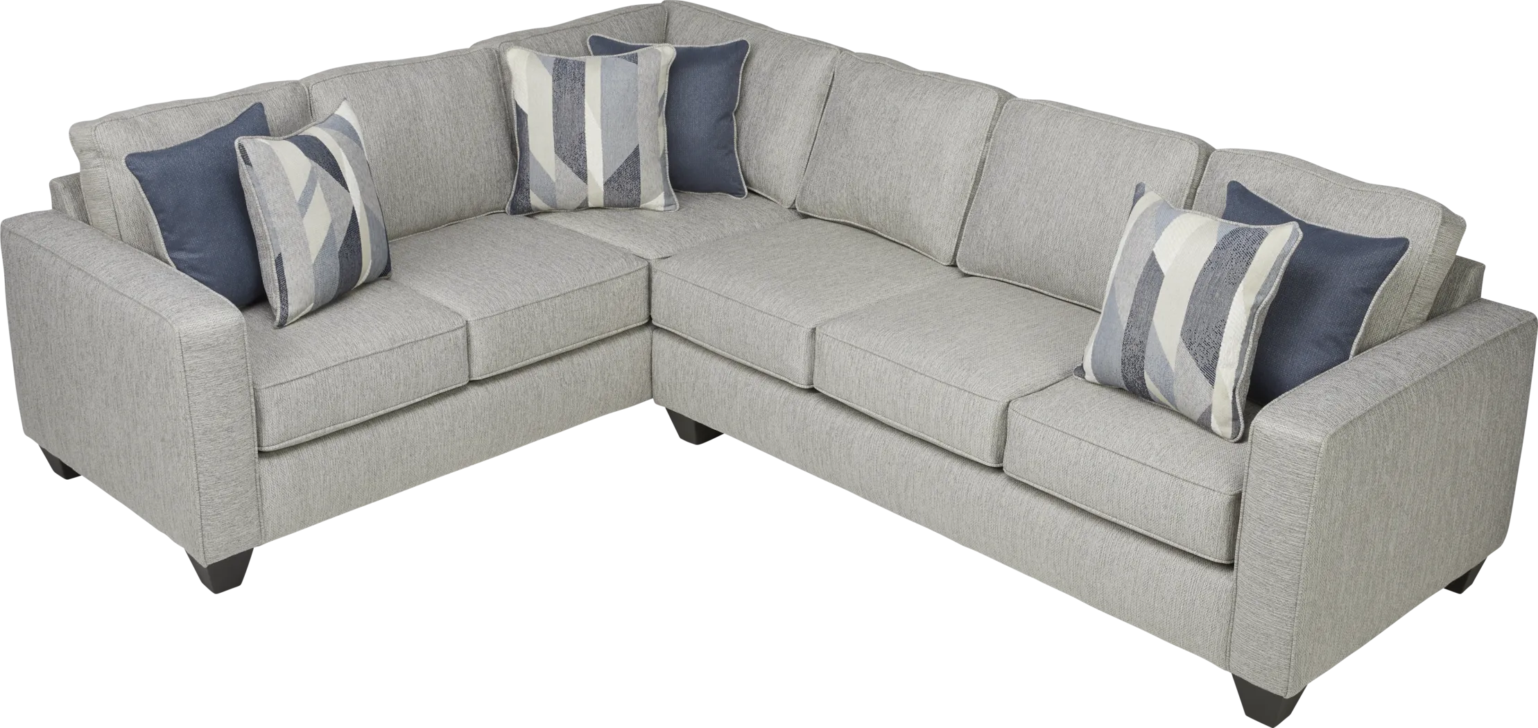 Ridgewater Light Gray 2 Pc Sectional - Thumbnail - Image 3