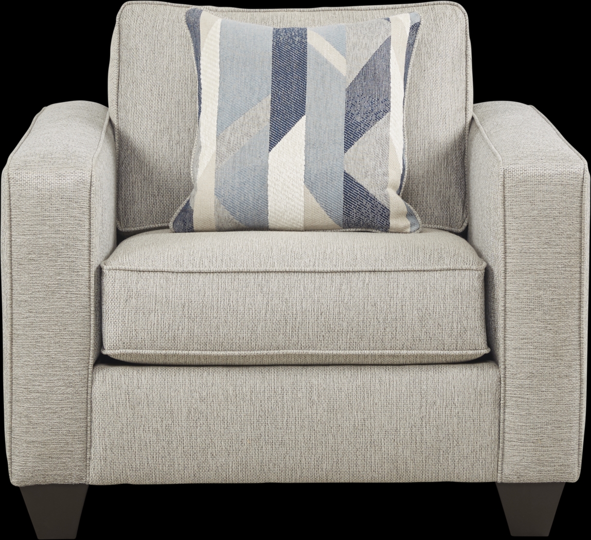 Ridgewater Light Gray Chair - Thumbnail - Image 2