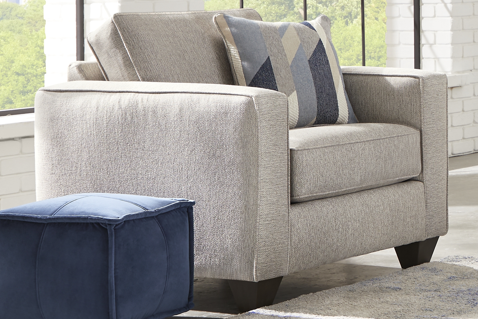 Ridgewater Light Gray Chair - Thumbnail - Image 3