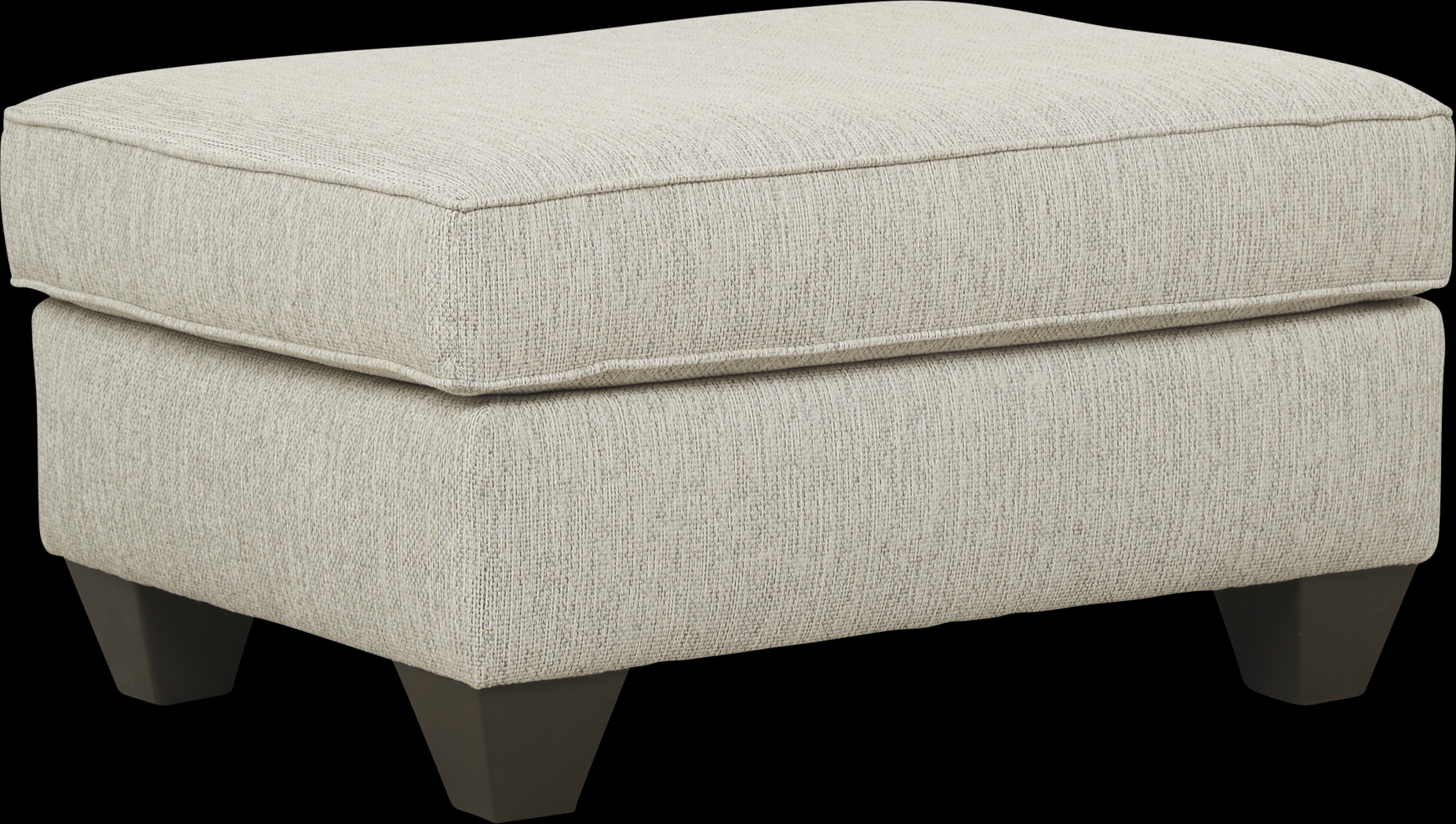 Ridgewater Light Gray Ottoman - Thumbnail - Image 1