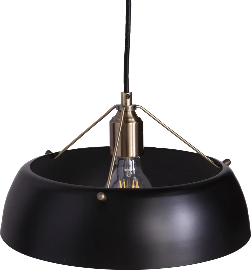 Ridgewyck Black Pendant Lamp - Thumbnail - Image 3