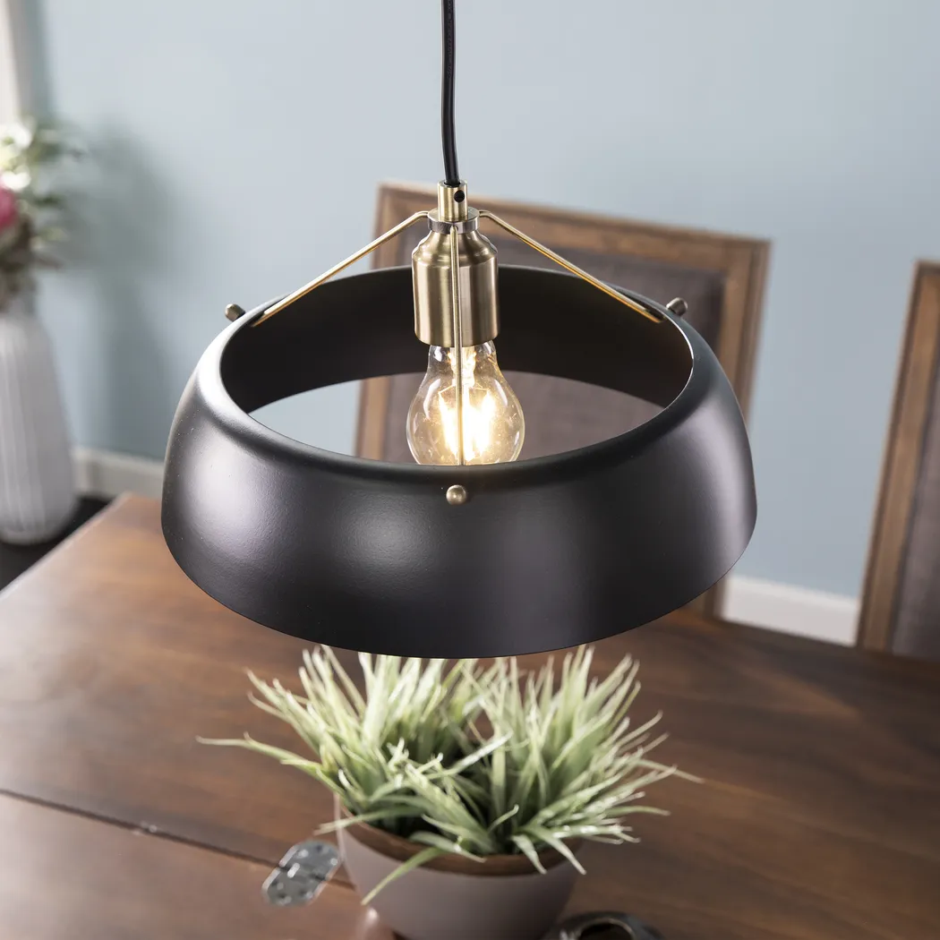 Ridgewyck Black Pendant Lamp - Thumbnail - Image 4
