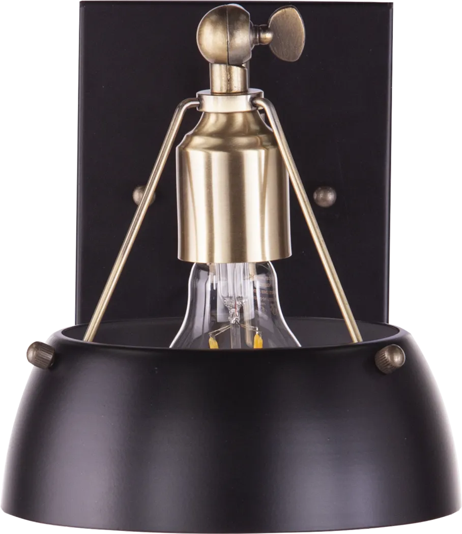 Ridgewyck Black Wall Sconce - Thumbnail - Image 3