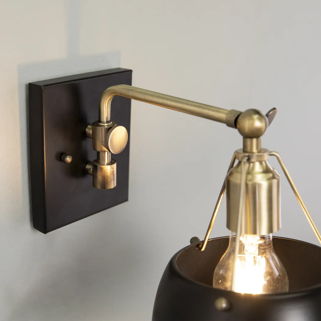 Ridgewyck Black Wall Sconce - Thumbnail - Image 4