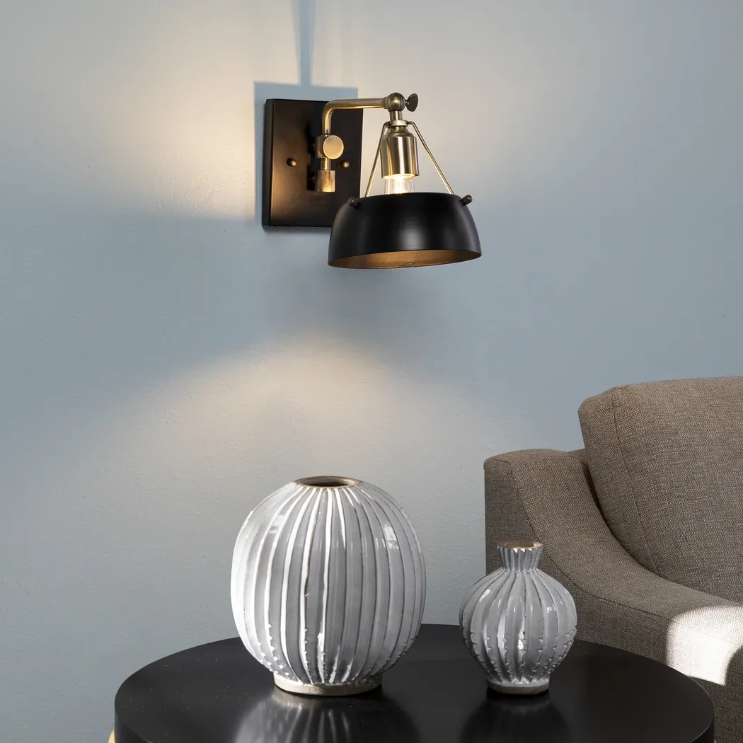 Ridgewyck Black Wall Sconce - Thumbnail - Image 5