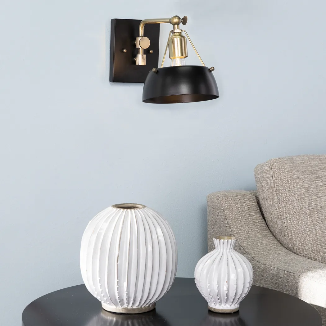 Ridgewyck Black Wall Sconce - Thumbnail - Image 6