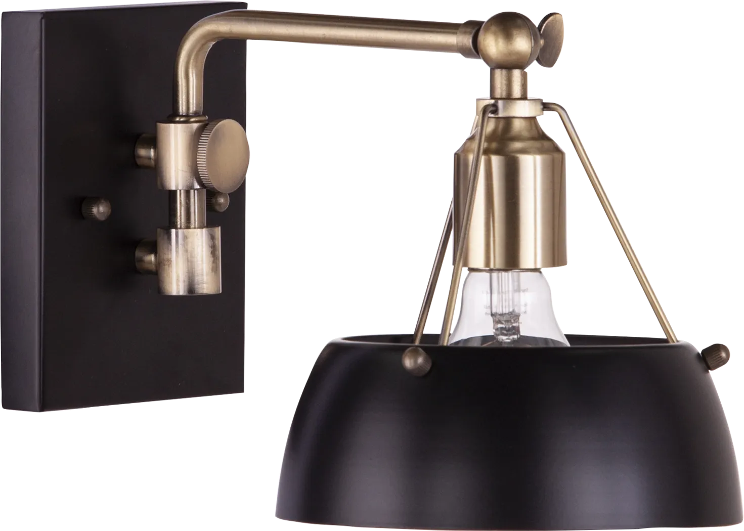 Ridgewyck Black Wall Sconce - Thumbnail - Image 1