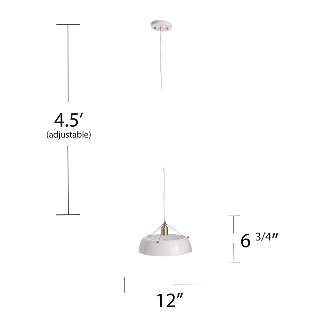 Ridgewyck White Pendant Lamp - Thumbnail - Image 6