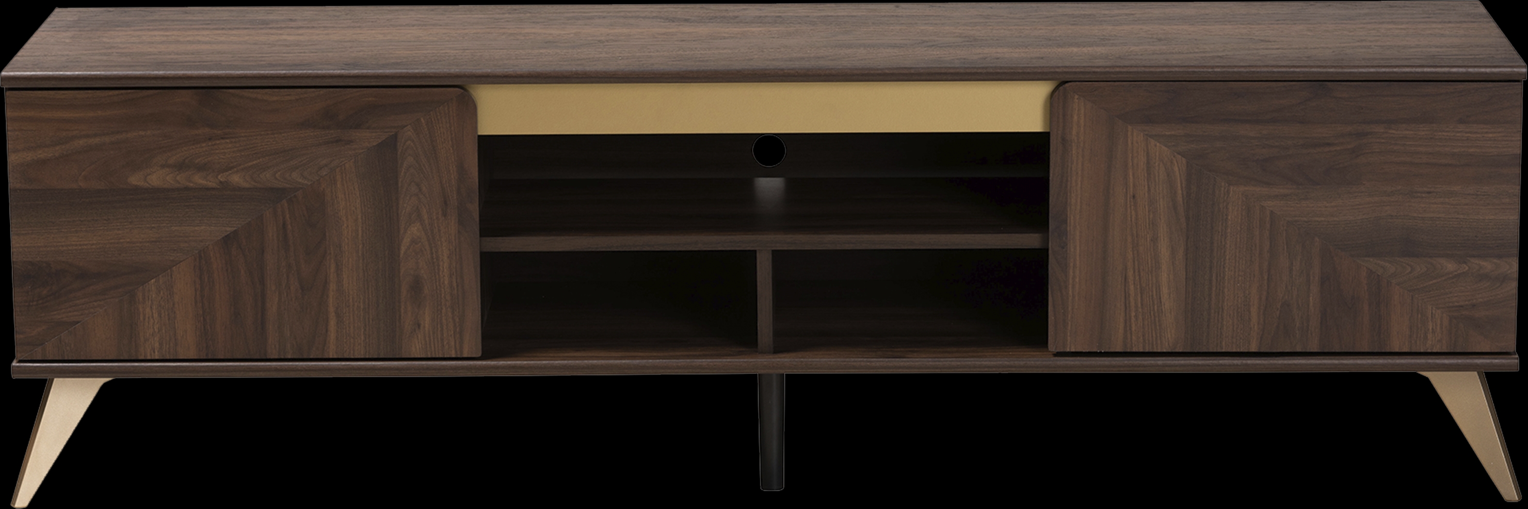 Riedesel Brown 61.5 in. Console - Thumbnail - Image 5