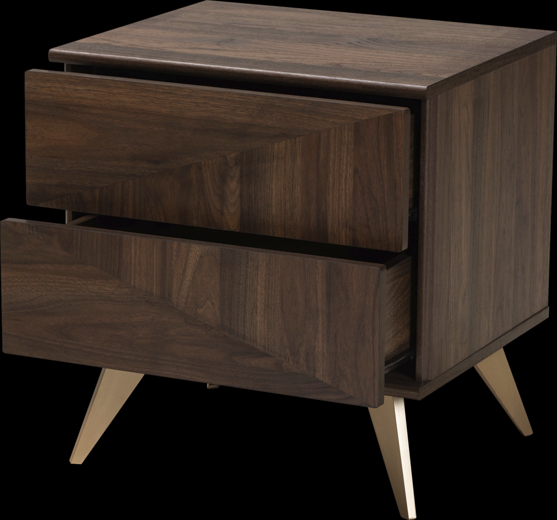 Riedesel Brown Nightstand - Thumbnail - Image 4