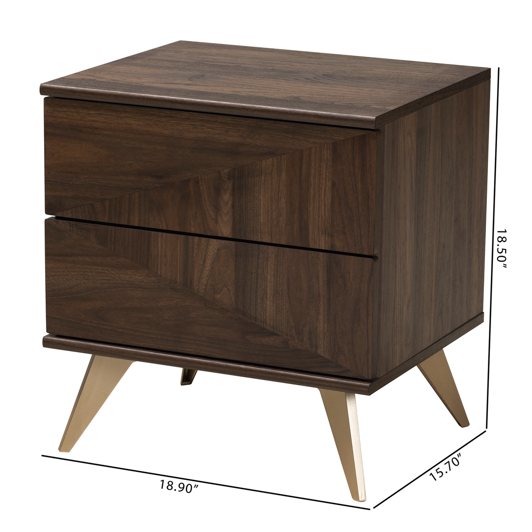 Riedesel Brown Nightstand - Thumbnail - Image 10
