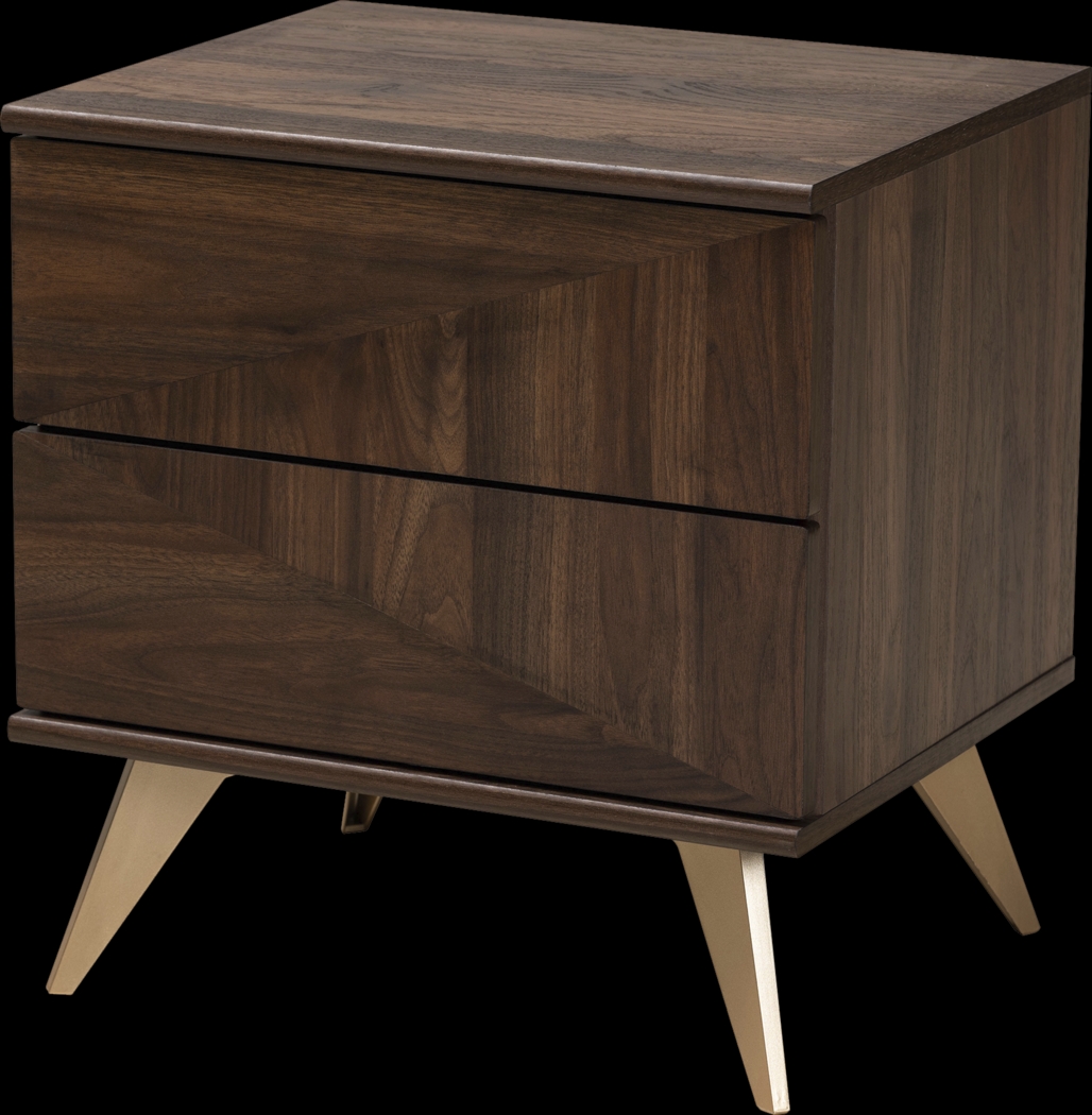 Riedesel Brown Nightstand - Thumbnail - Image 1