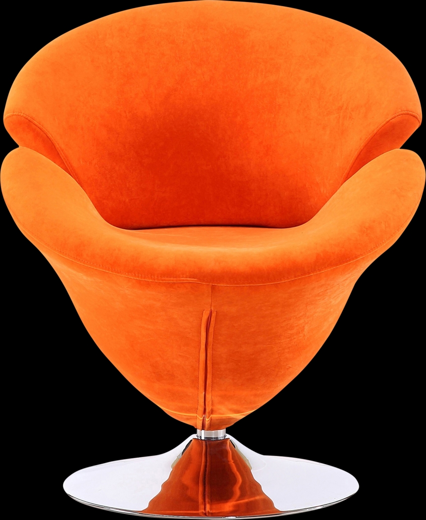 Rienders Orange Accent Chair - Thumbnail - Image 3