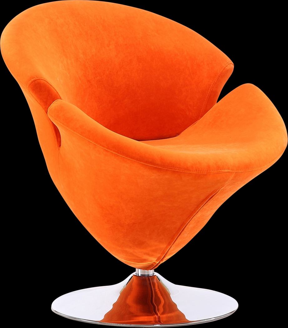 Rienders Orange Accent Chair - Thumbnail - Image 1