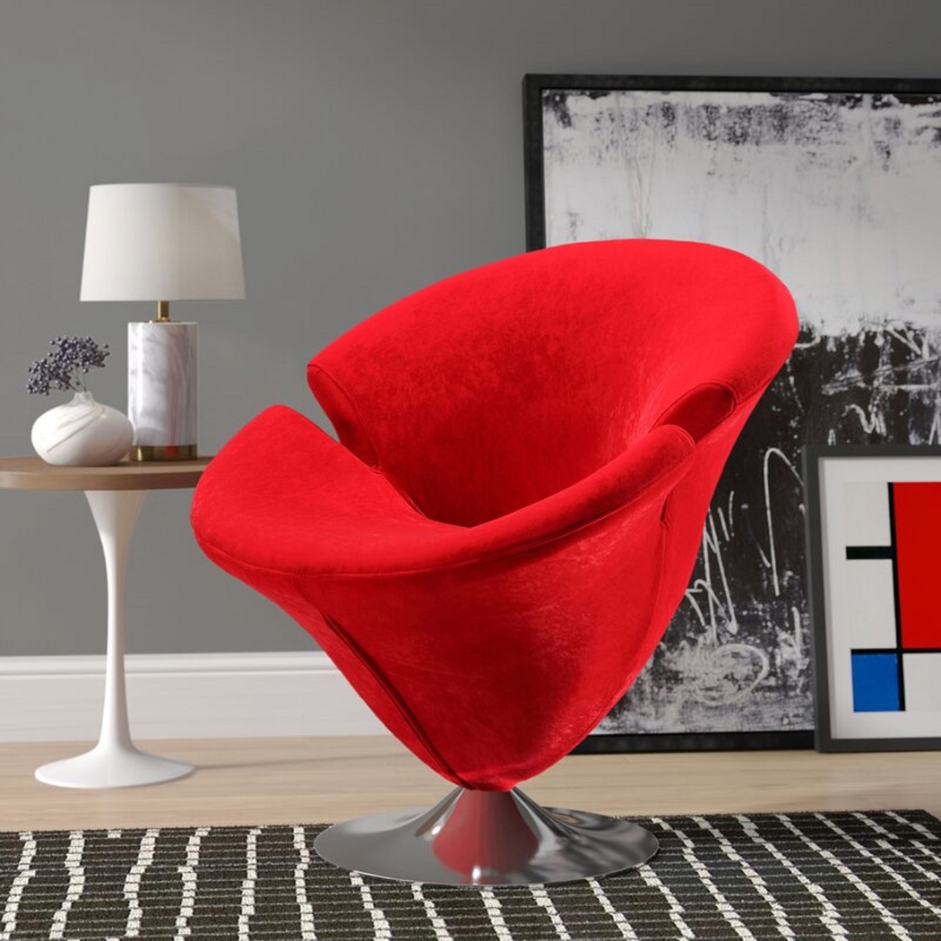 Rienders Red Accent Chair - Thumbnail - Image 2