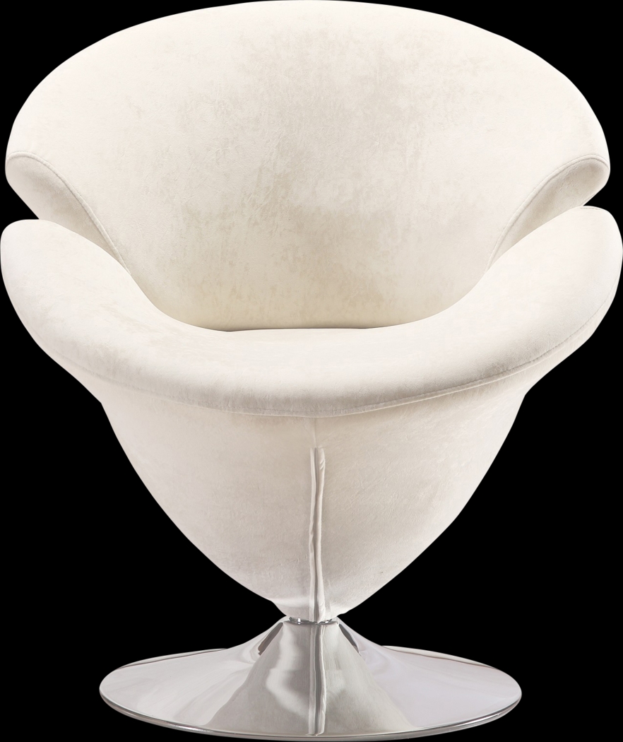 Rienders White Accent Chair - Thumbnail - Image 1