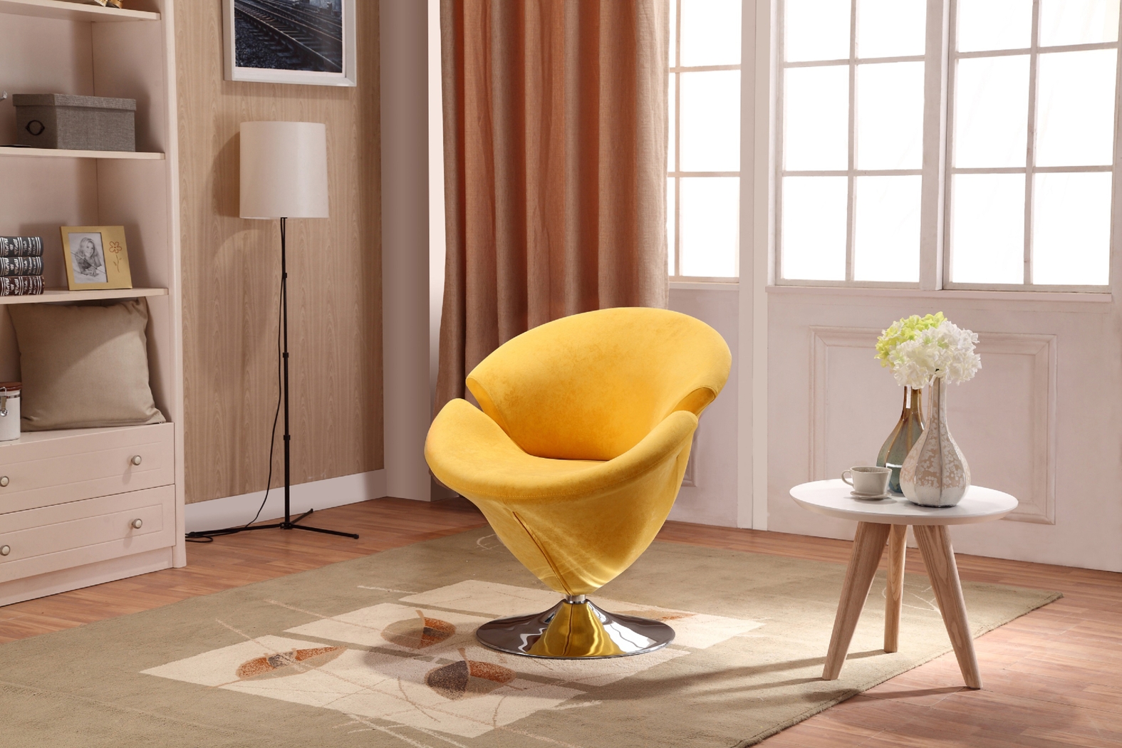 Rienders Yellow Accent Chair - Thumbnail - Image 2
