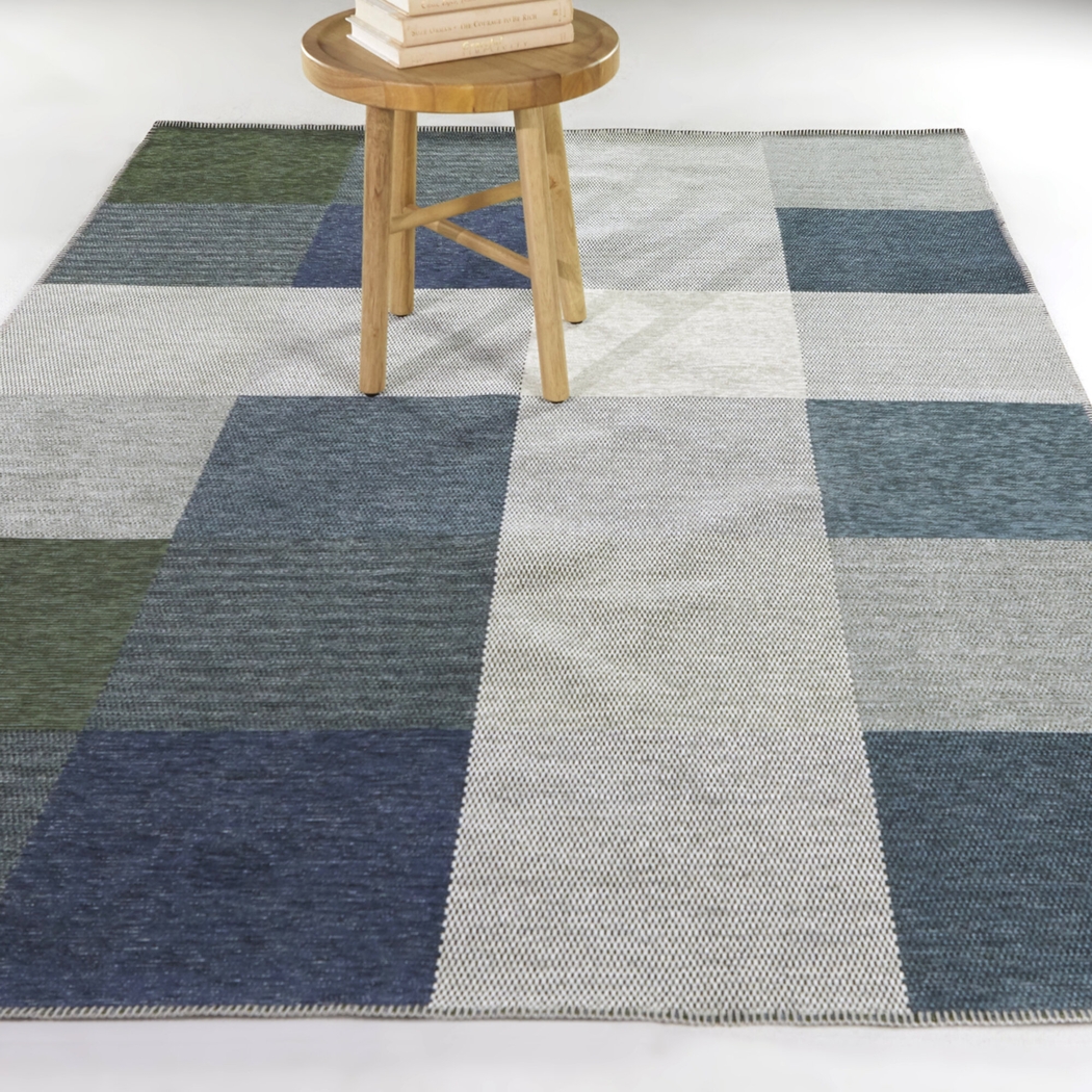 Rienli Blue 7'10 x 10' Rug - Thumbnail - Image 2