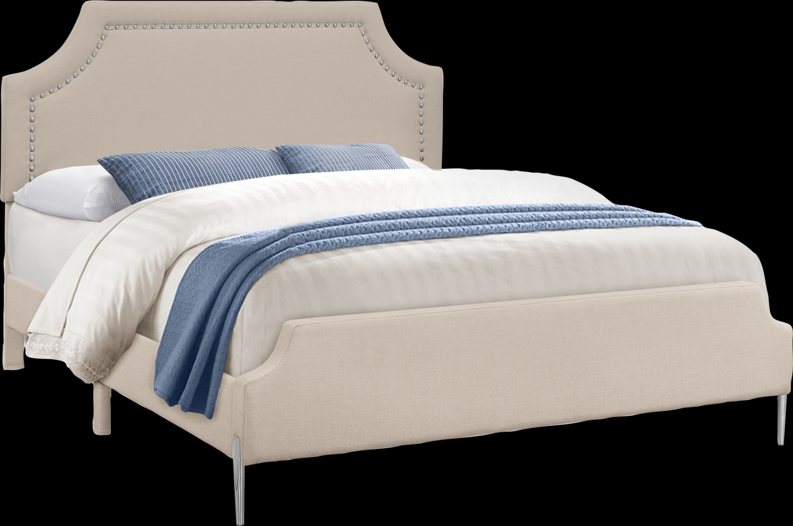 Rierdon Beige Queen Bed - Thumbnail - Image 1