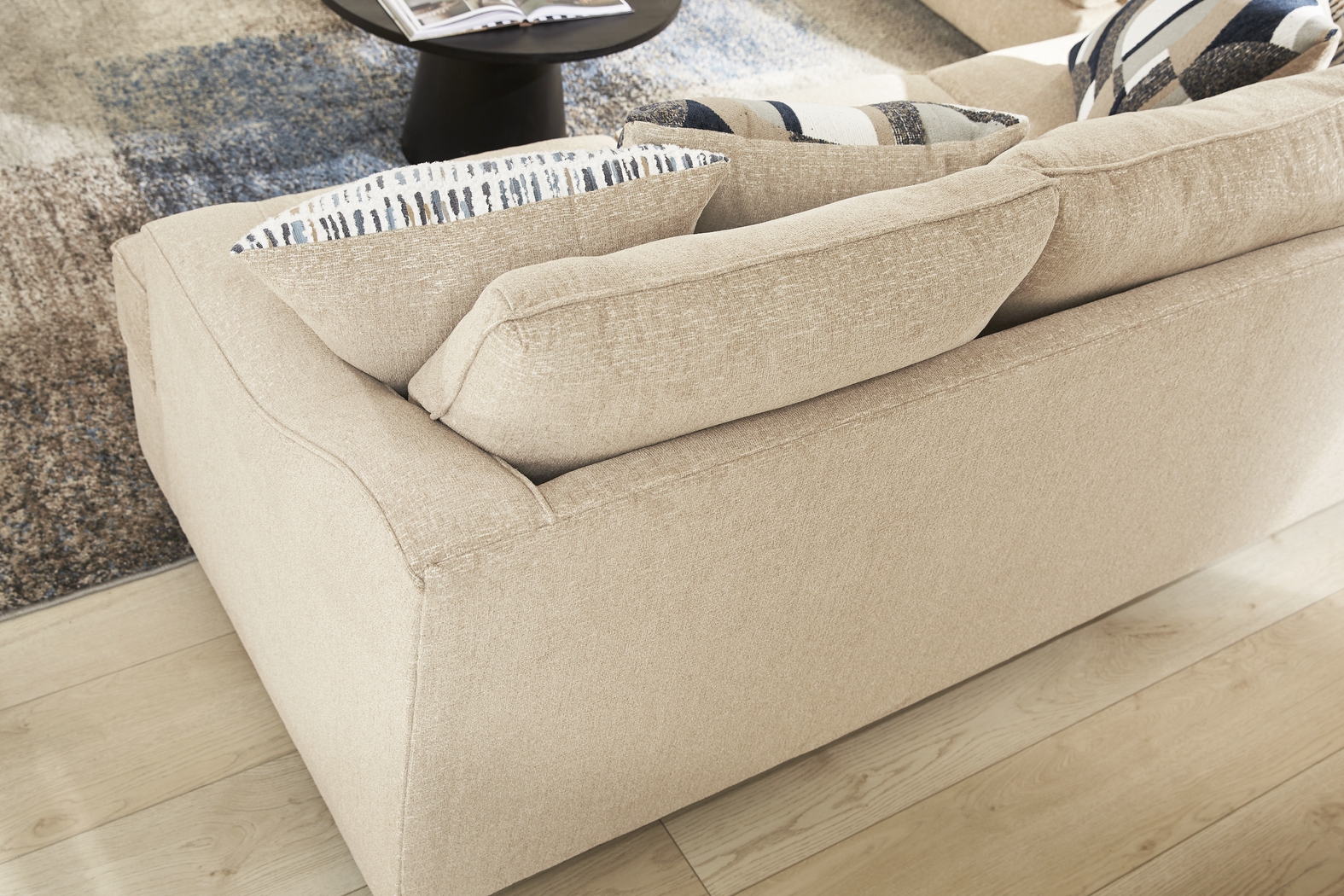 Riley Beige Gel Foam Sleeper Sofa - Thumbnail - Image 4