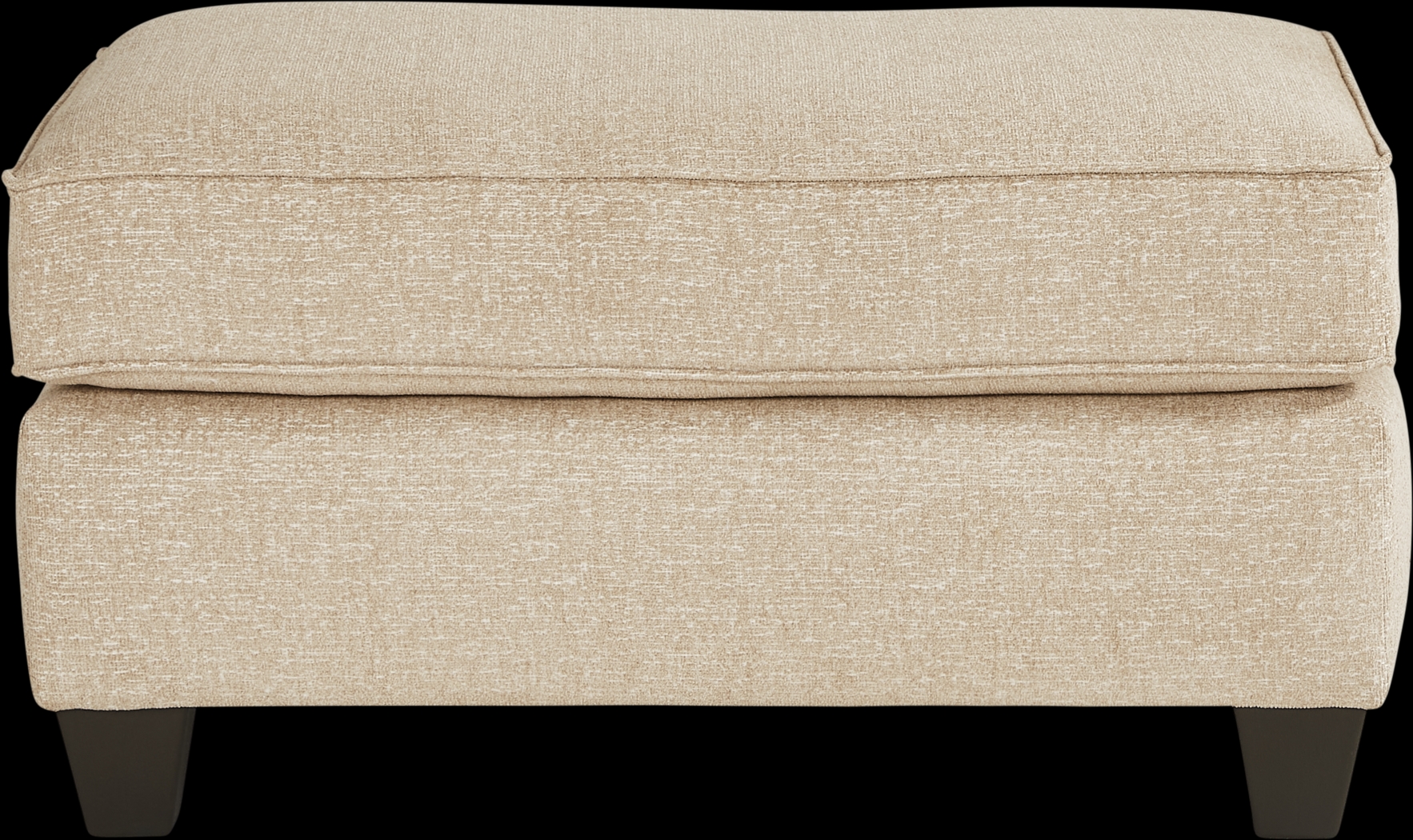 Riley Beige Ottoman - Thumbnail - Image 1