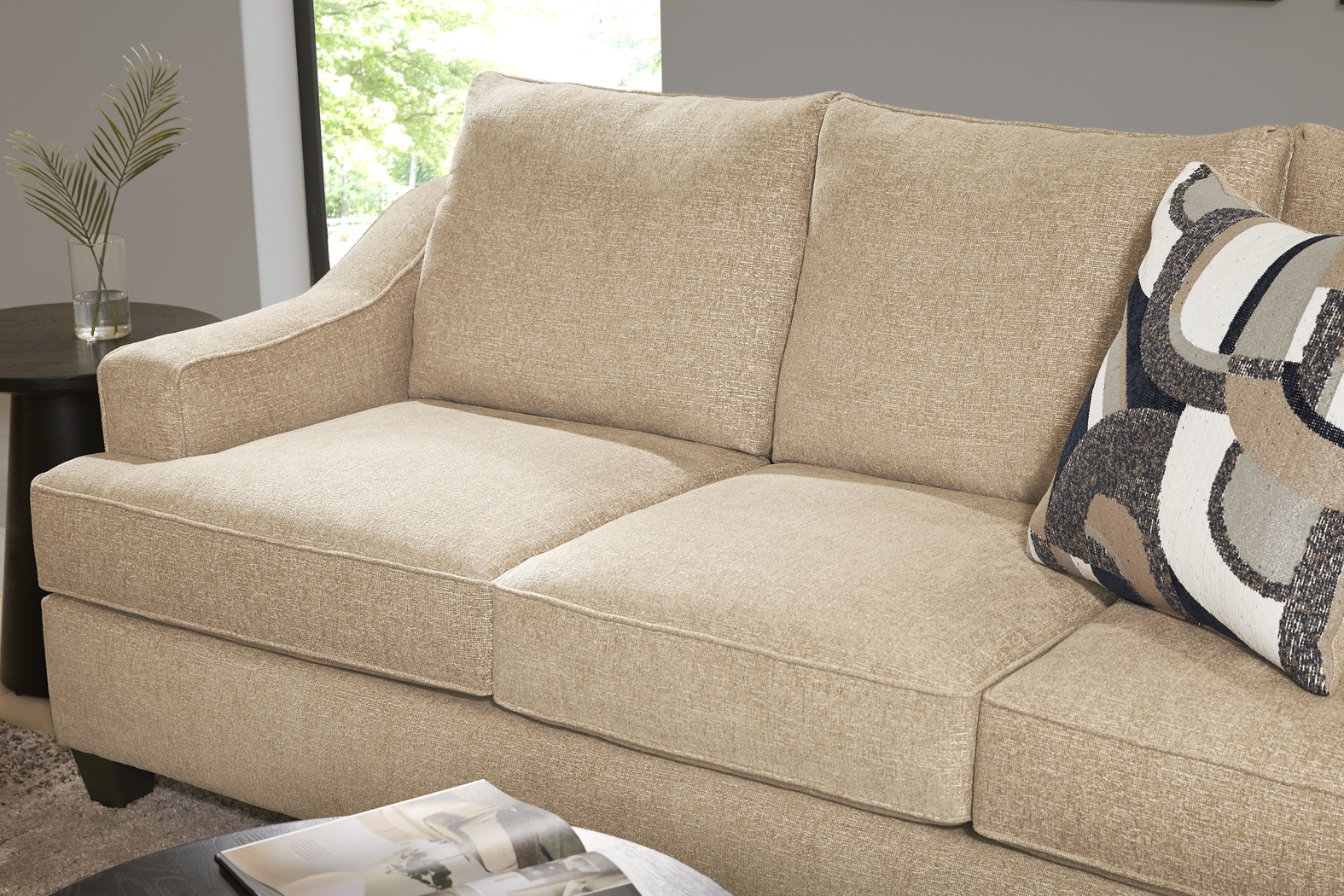 Riley Beige Sleeper Sofa - Thumbnail - Image 2