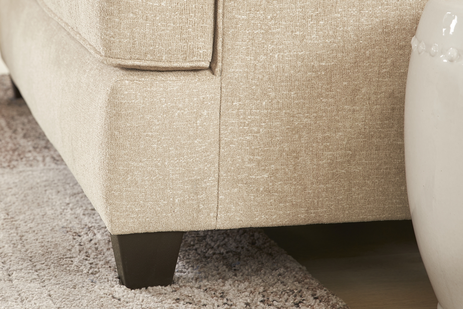 Riley Beige 7 Pc Living Room with Sleeper Sofa - Thumbnail - Image 6