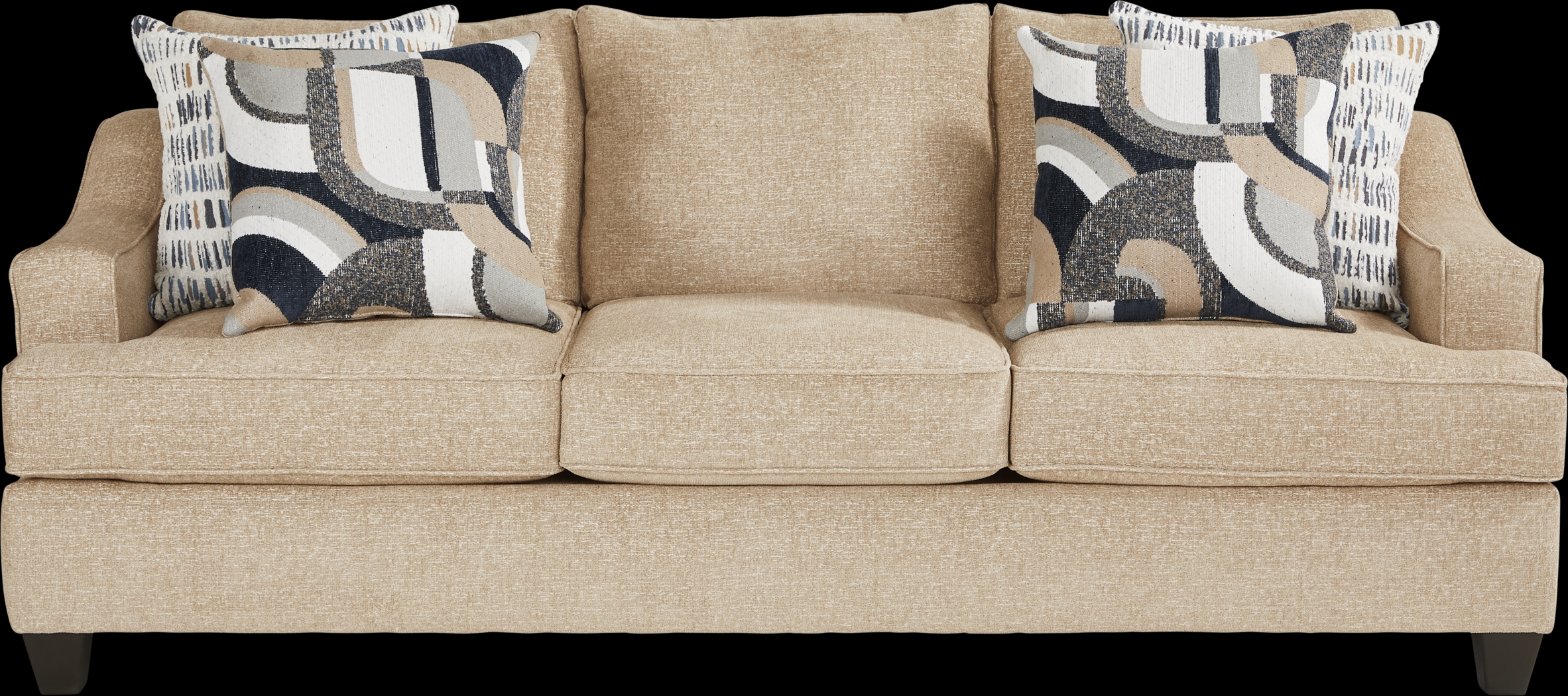 Riley Beige Sleeper Sofa - Thumbnail - Image 1