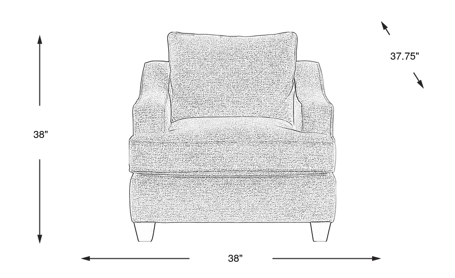 Dimension Image. Please refer to the Dimension Tab on this page for dimension details.