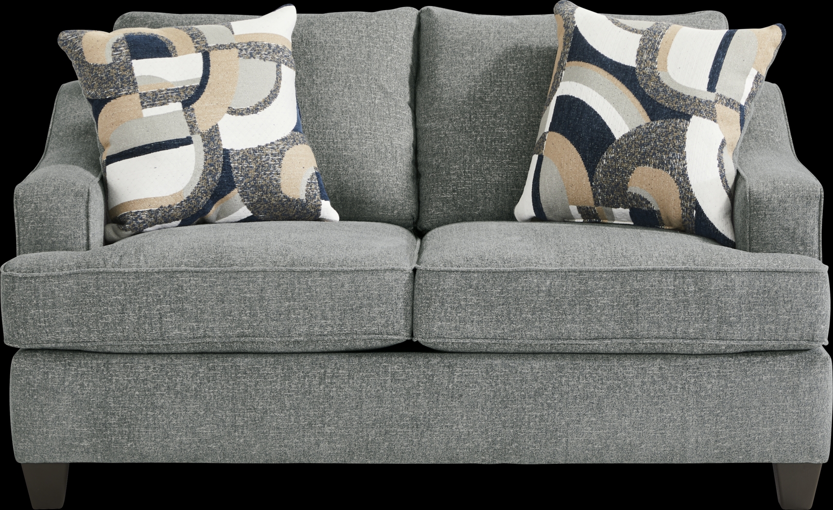 Riley Blue Loveseat - Thumbnail - Image 1