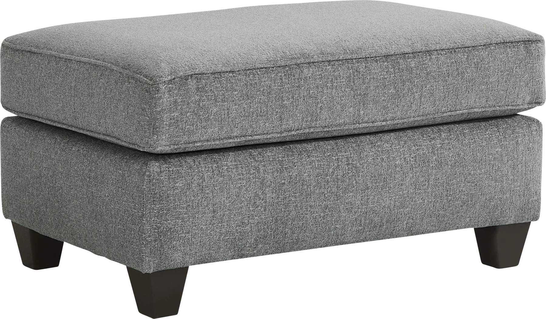 Riley Blue Ottoman - Thumbnail - Image 2