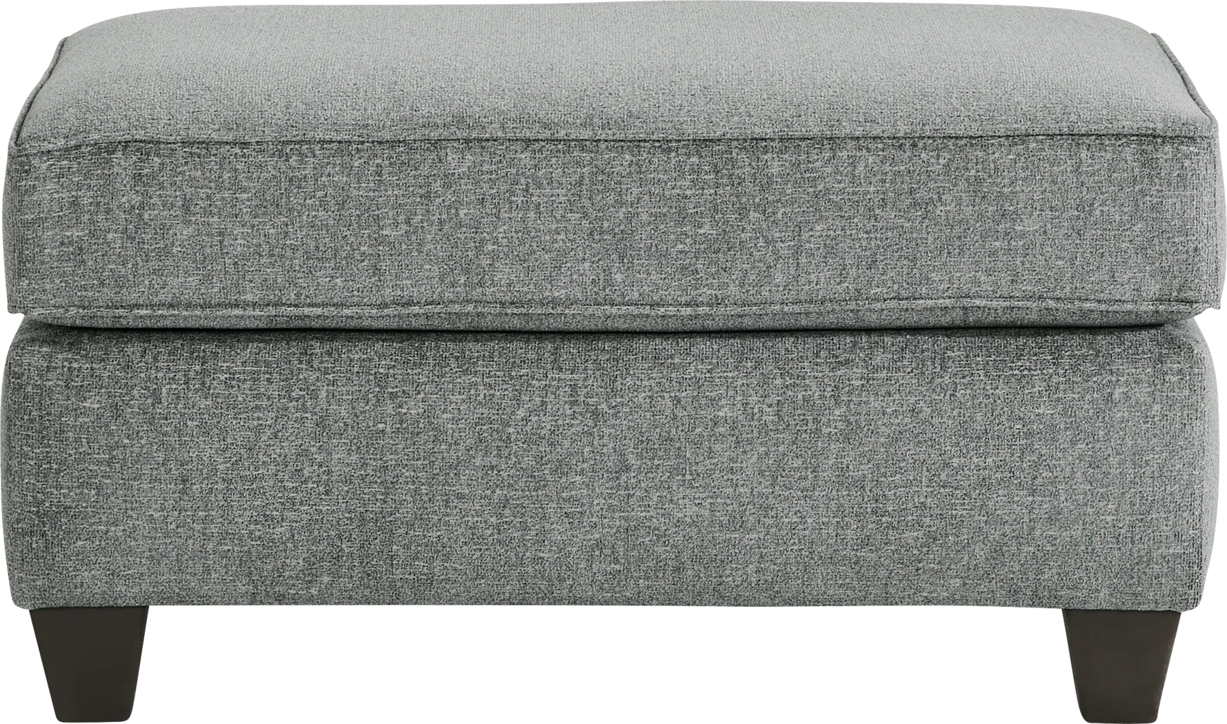 Riley Blue Ottoman - Thumbnail - Image 1