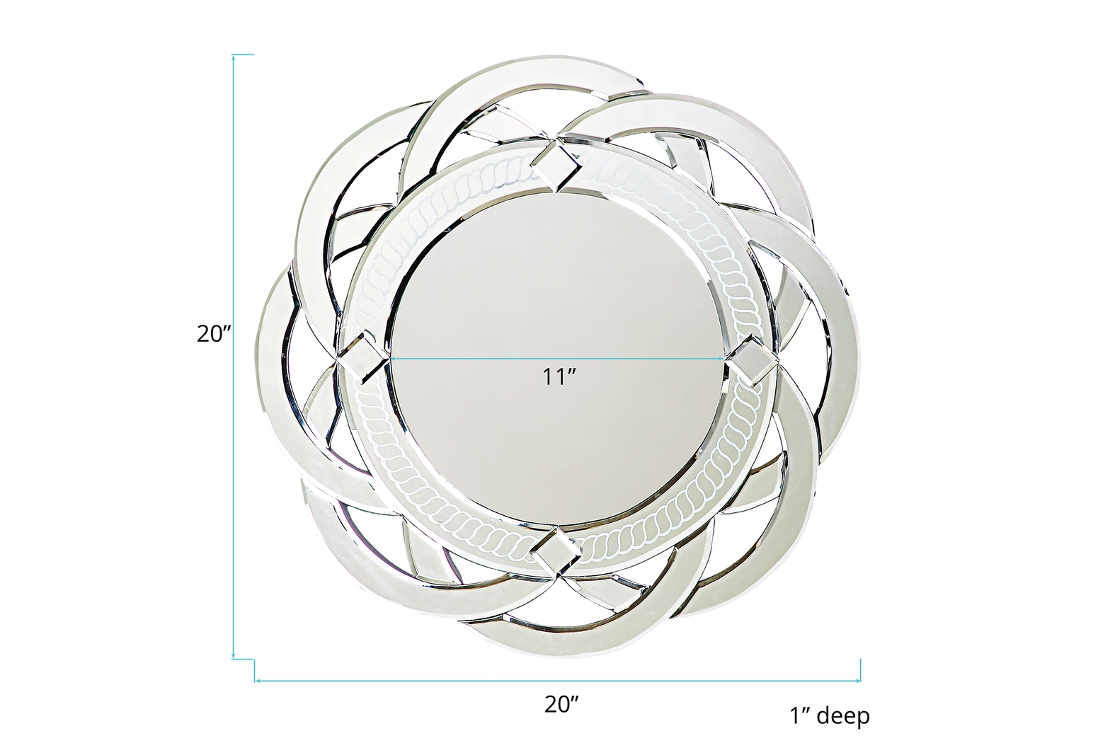 Rillette Silver Mirror - Thumbnail - Image 2