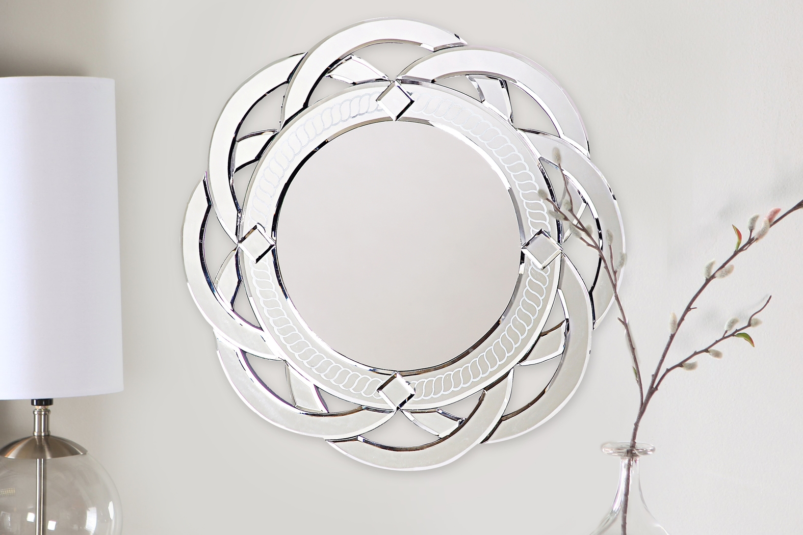 Rillette Silver Mirror - Thumbnail - Image 3