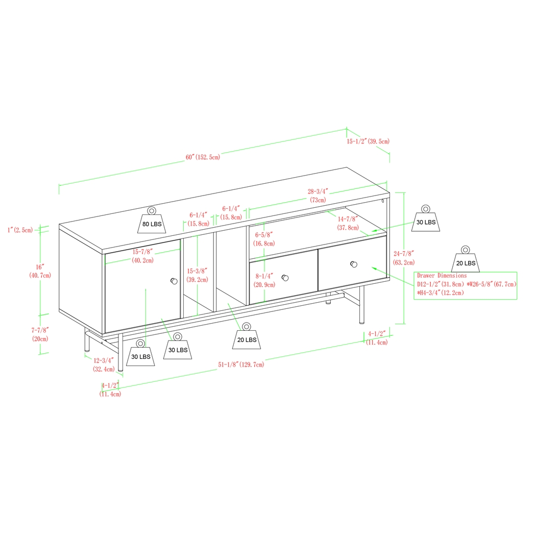 Rillridge Walnut 60 in. Console - Thumbnail - Image 8