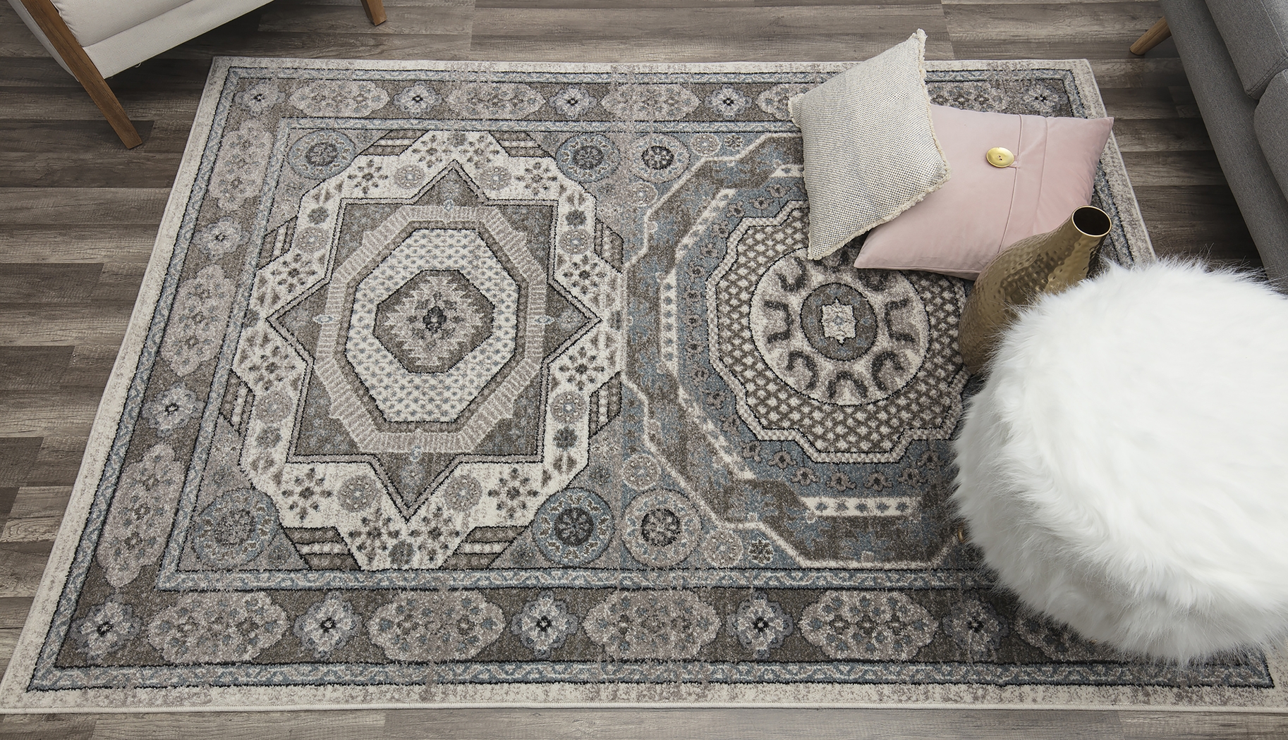 Rilye Cream 5' x 7' Rug - Thumbnail - Image 3