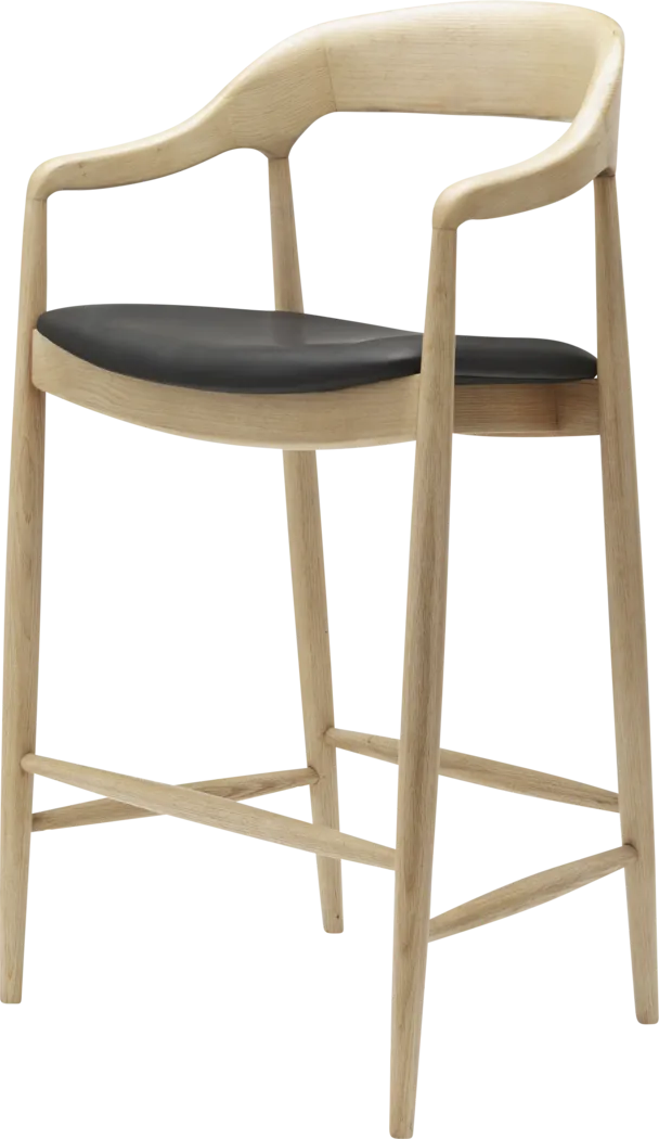 Rima I Black Barstool - Thumbnail - Image 1