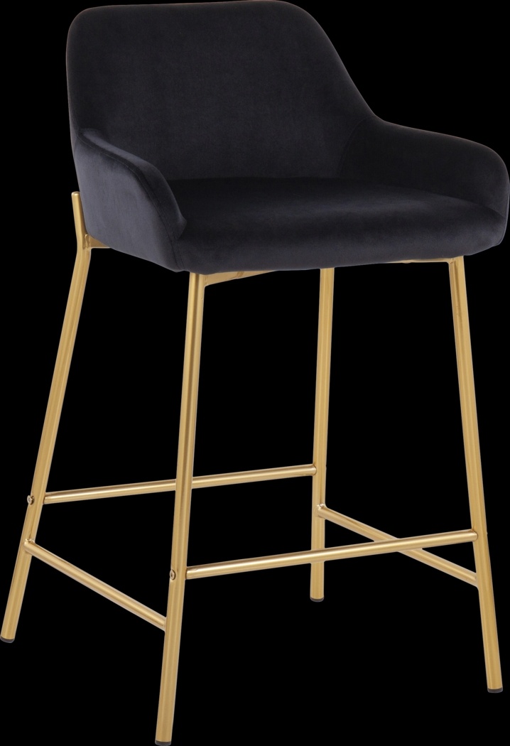 Rimcrest Black Counter Height Stool Set of 2 - Thumbnail - Image 2