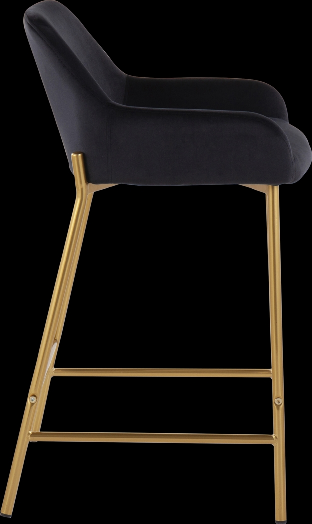 Rimcrest Black Counter Height Stool Set of 2 - Thumbnail - Image 3