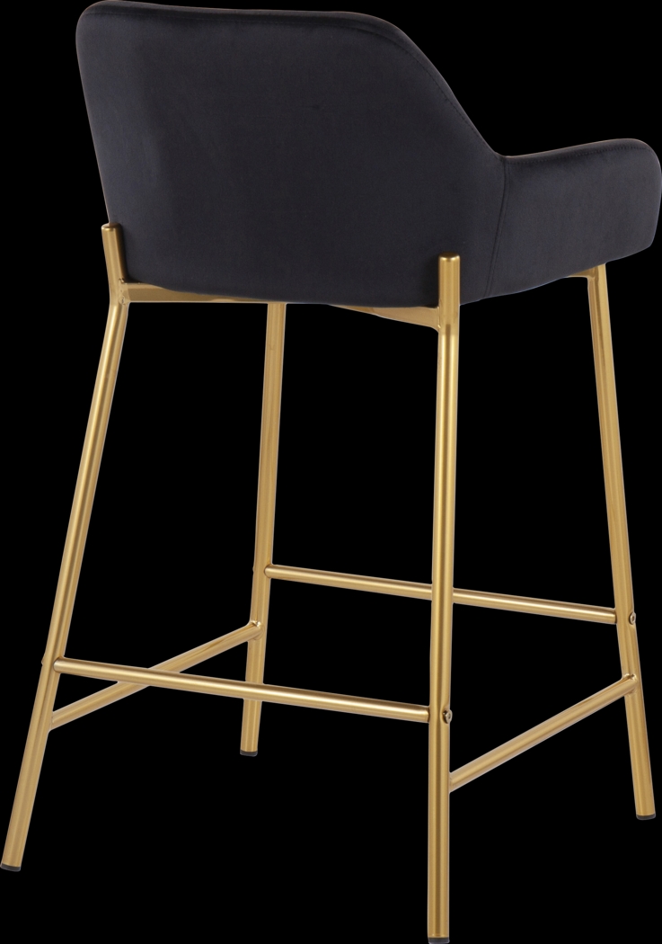 Rimcrest Black Counter Height Stool Set of 2 - Thumbnail - Image 4