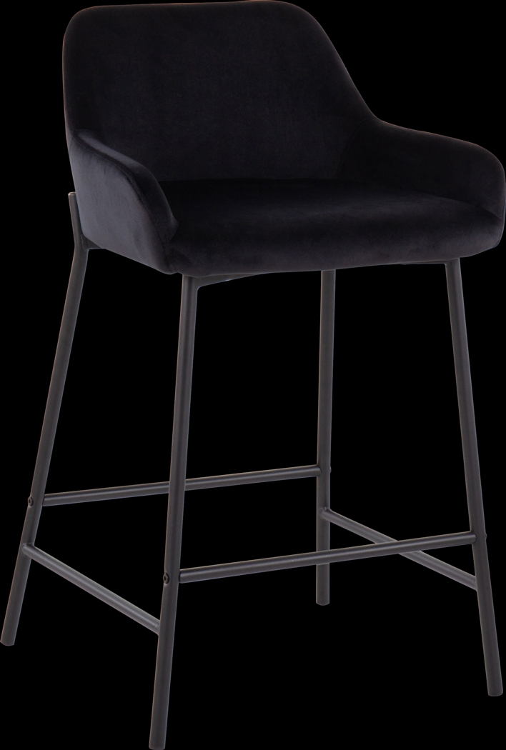 Rimcrest II Black Counter Height Stool Set of 2 - Thumbnail - Image 2